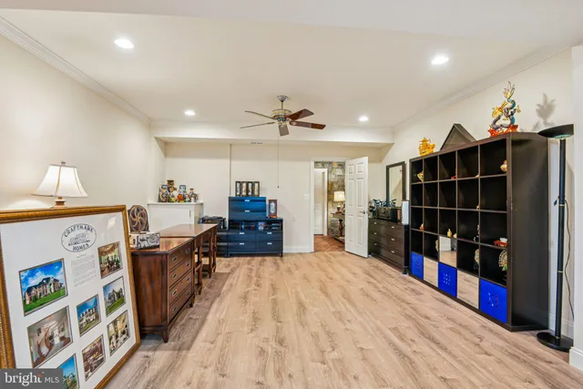 a living room with a couch and a flat screen tv