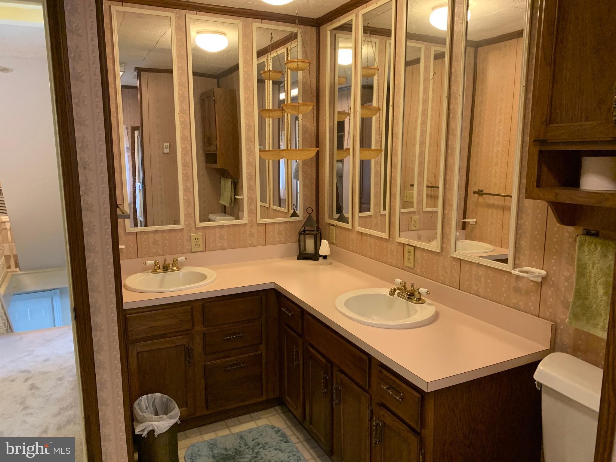 2450 Boteler Road Brownsville, MD 21715 - Photo 33 of 46 Upstairs large bathroom - large counter
