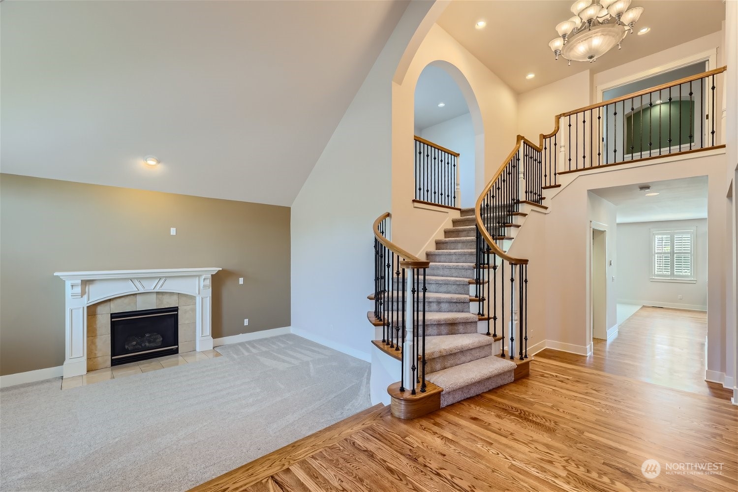 3604 184th Place Southeast Bothell, WA 98012 - Photo 3 of 39 a view of entryway and hall with wooden floor