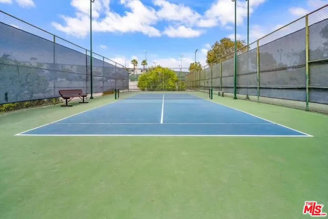 a view of a tennis court