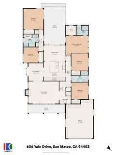 $3,295,000 | 606 Yale Drive, San Mateo, CA 94402