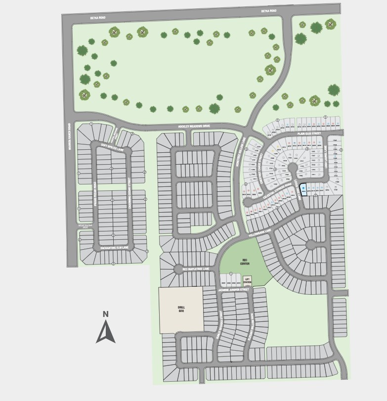 26723 Celestial Cypress Road Hockley, TX 77447 - Photo 3 of 12 Hockley Meadows Site Map