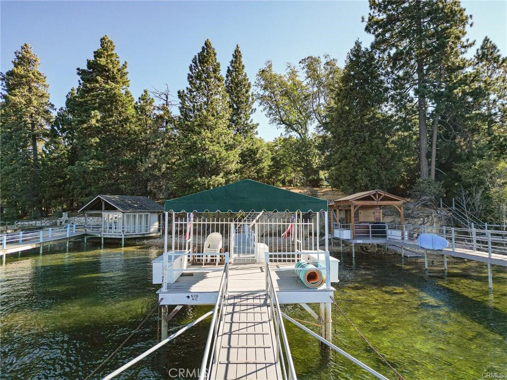 0 North Shore Road Lake Arrowhead, CA 92352 - Photo 8 of 10 a view of a swimming pool with a patio