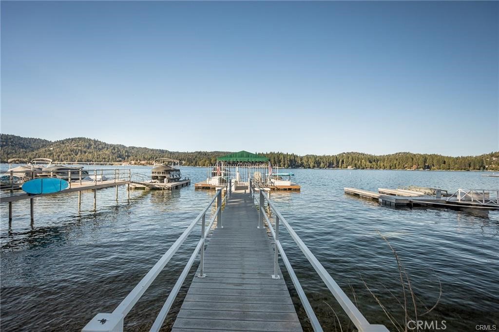 0 North Shore Road Lake Arrowhead, CA 92352 - Photo 9 of 10 a view of swimming pool with outdoor seating and yard in the back