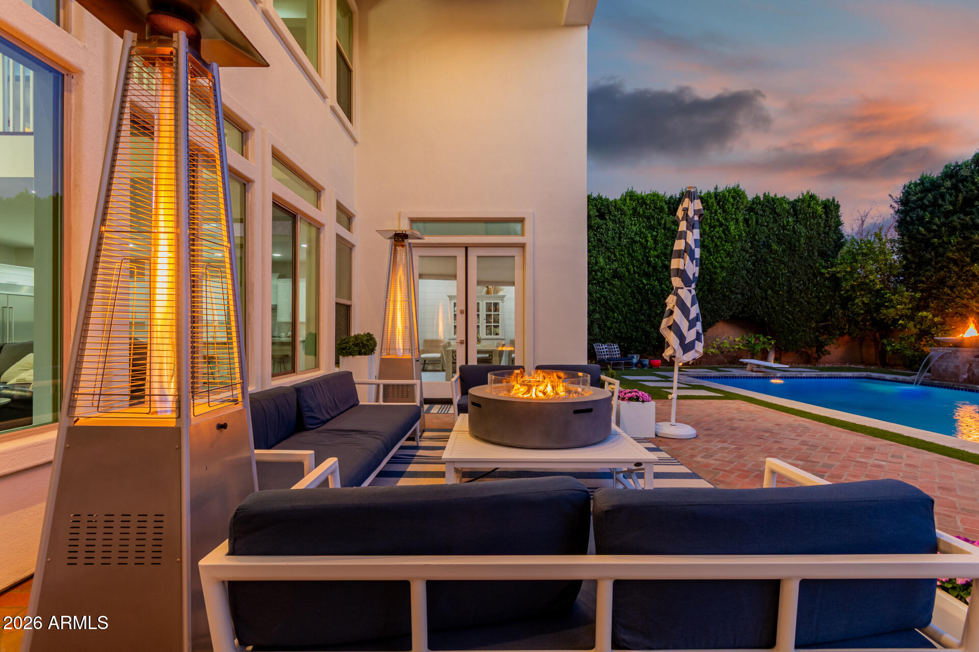 2917 East Boot Track Trail Gilbert, AZ 85296 - Photo 83 of 93 a outdoor space with patio the couches and pool