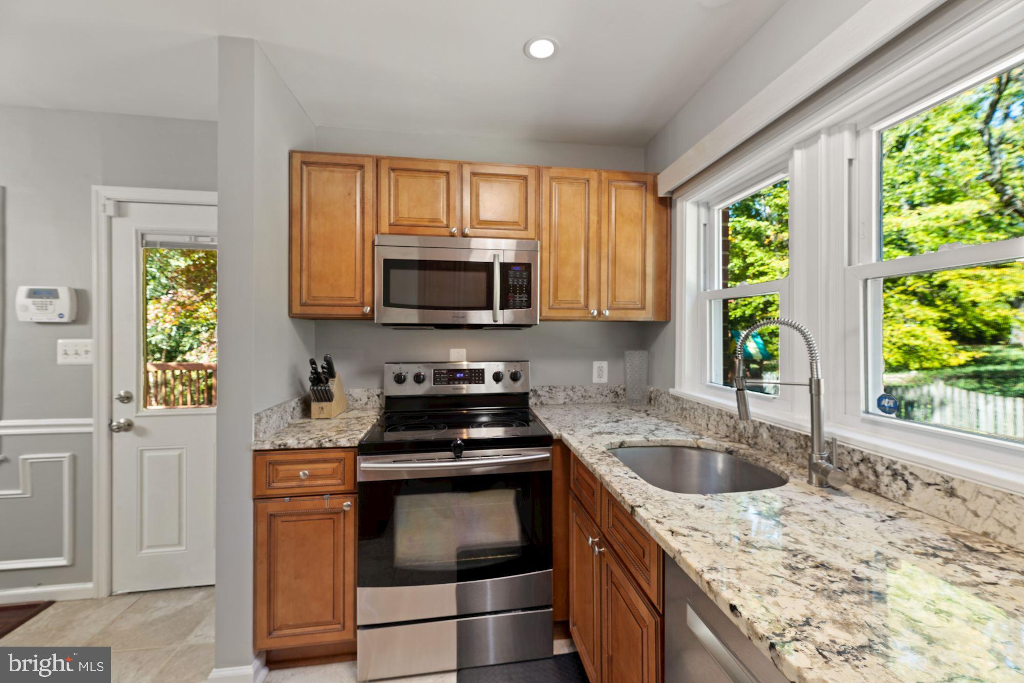 7016 Leesville Boulevard Springfield, VA 22151 - Photo 12 of 60 Kitchen w/ Deep Sink + Double Windows Over Sink!