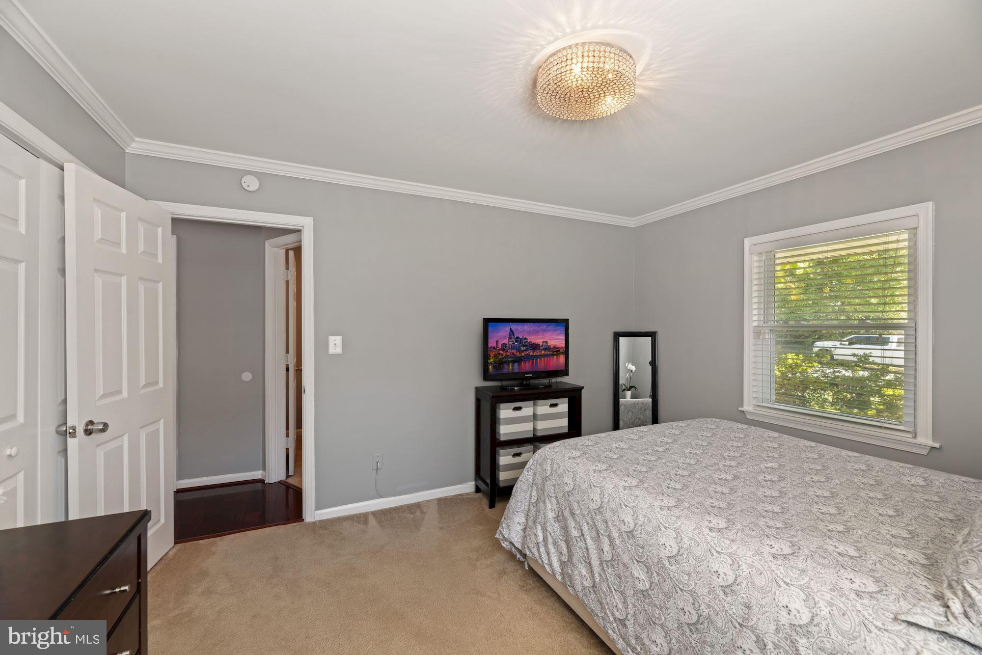 7016 Leesville Boulevard Springfield, VA 22151 - Photo 22 of 60 Primary BR - Overhead Light & Steam Cleaned Carpet