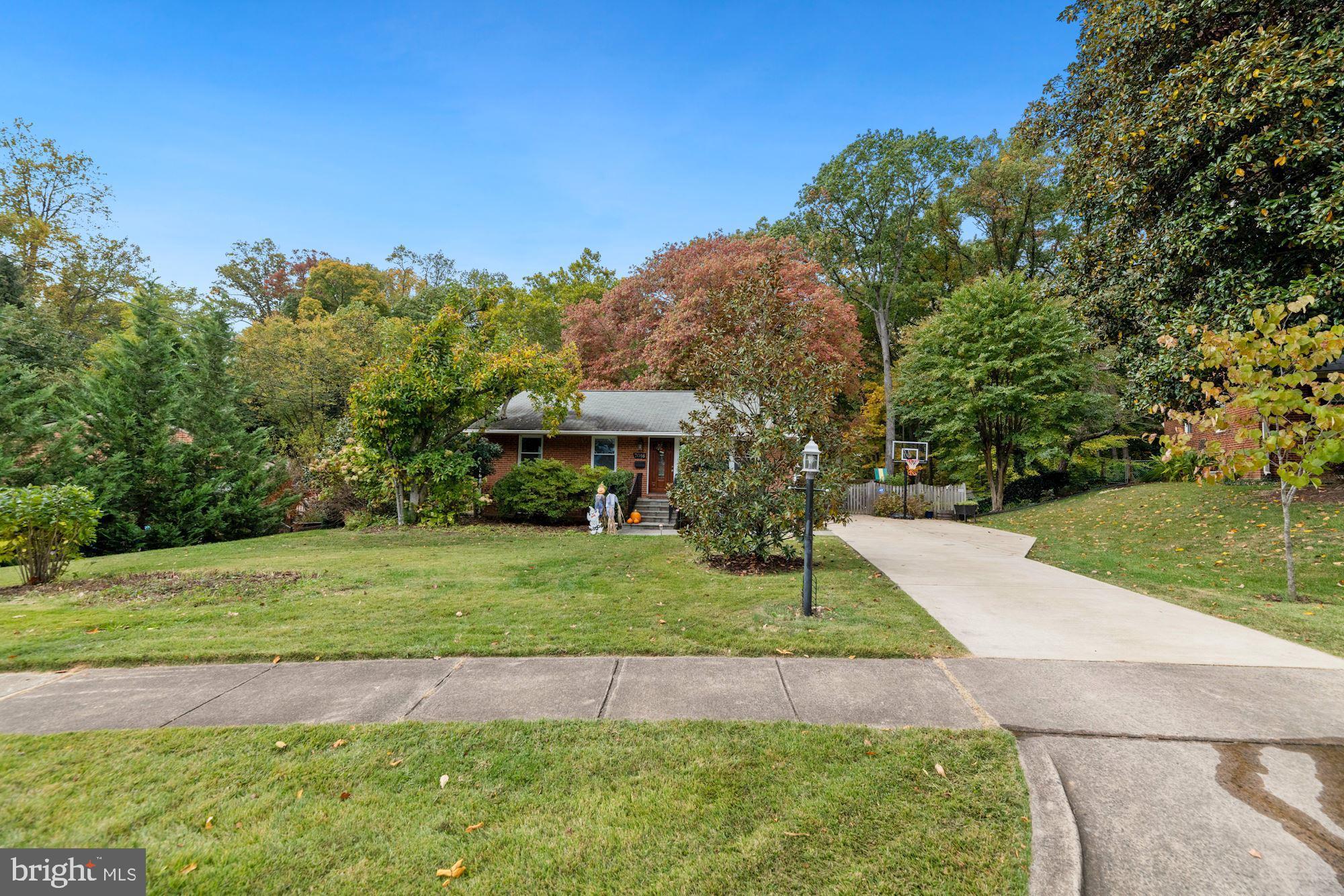 7016 Leesville Boulevard Springfield, VA 22151 - Photo 3 of 60 Lovely Curb Appeal - Home is Nestled Among Trees!