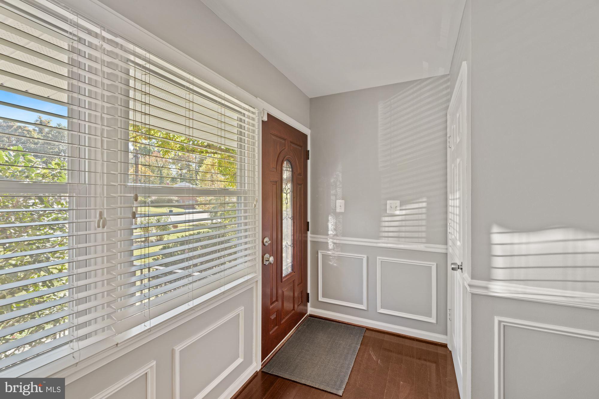 7016 Leesville Boulevard Springfield, VA 22151 - Photo 4 of 60 Foyer w/ Mahogany Floors & a Coat Closet!