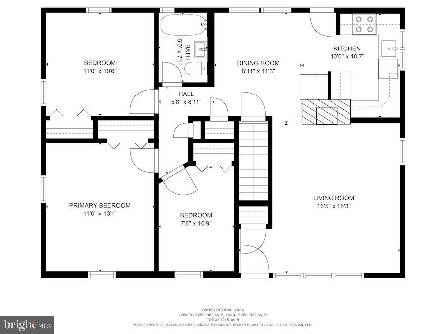 7016 Leesville Boulevard Springfield, VA 22151 - Photo 58 of 60 Floor Plan - Upper Level