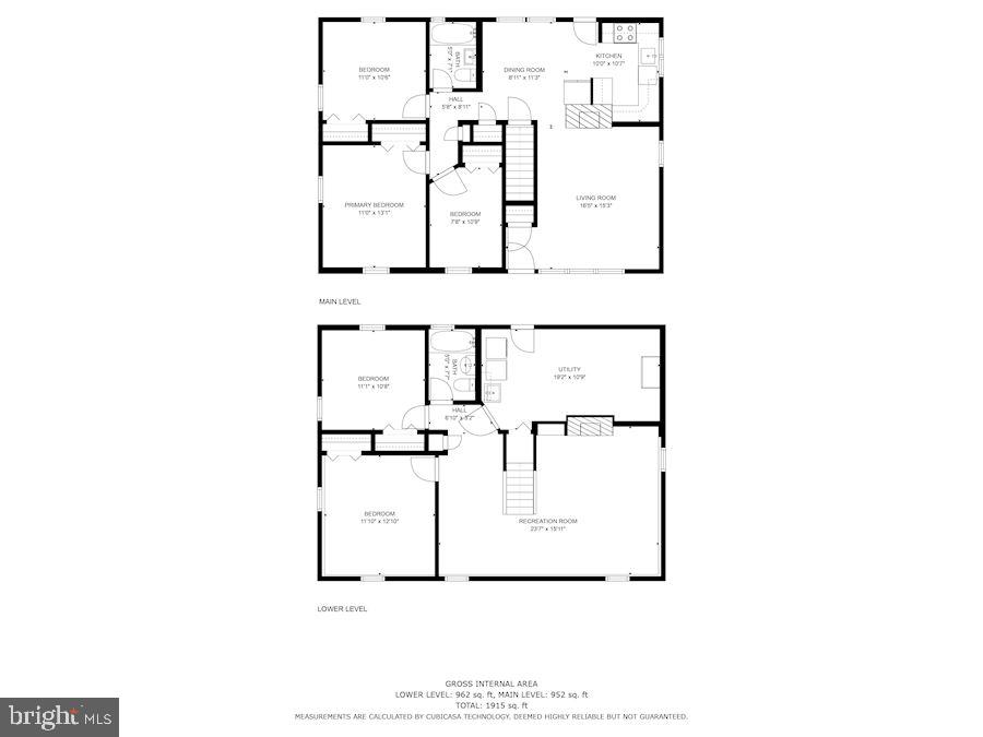 7016 Leesville Boulevard Springfield, VA 22151 - Photo 60 of 60 Floor Plan - Compilation of Floors