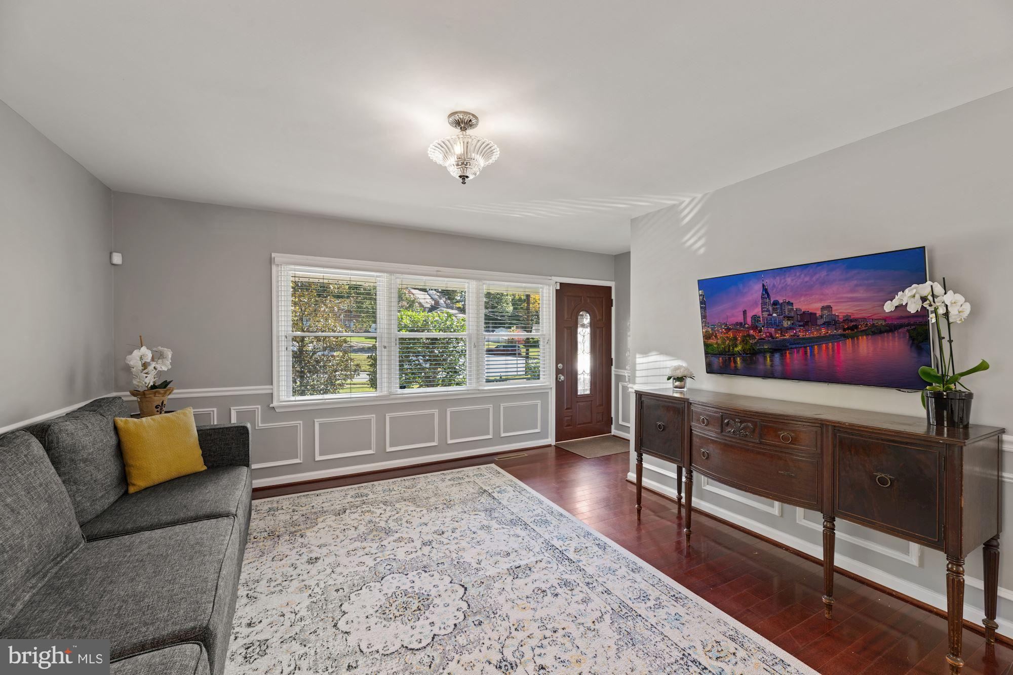 7016 Leesville Boulevard Springfield, VA 22151 - Photo 7 of 60 Living Room - Windows Allow Abundance of Sunlight!