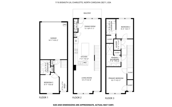 $2,555 | 1116 Bismuth Lane, Charlotte, NC 28211