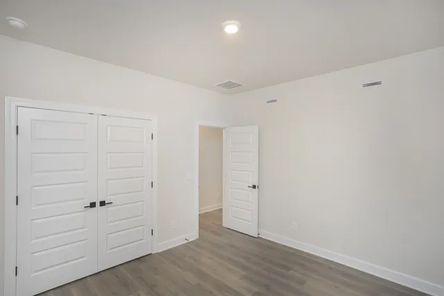 wooden floor in an empty room