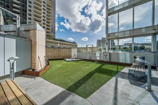 a kitchen with a stove and a refrigerator