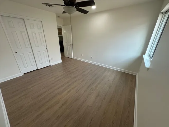 wooden floor in an empty room