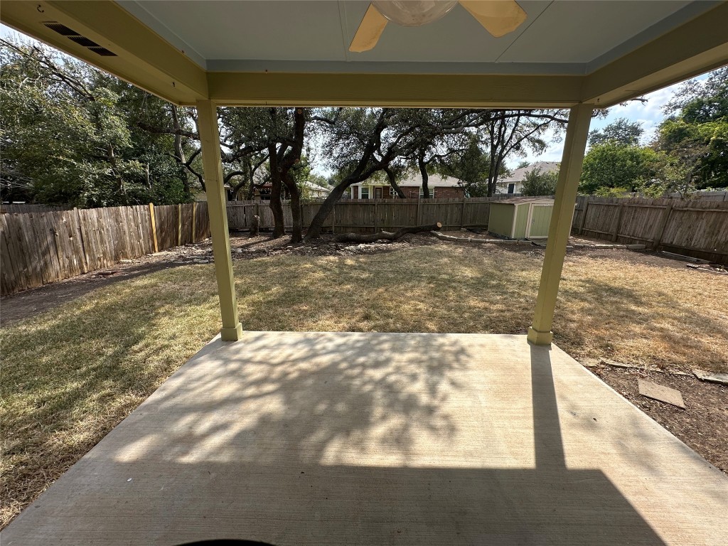 3309 Blue Ridge Drive Round Rock, TX 78681 - Photo 30 of 34 Covered back patio