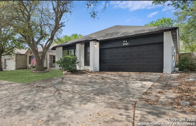 a house with a outdoor space