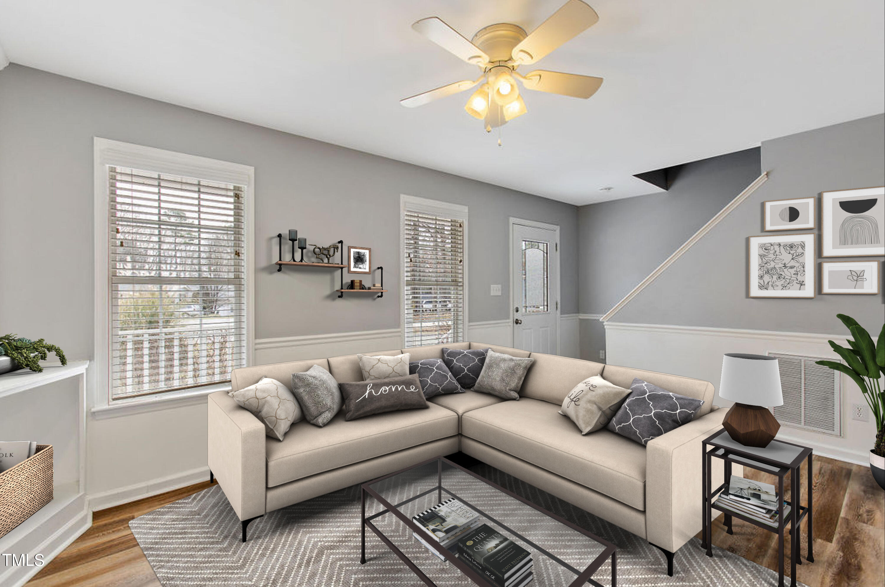 2000 Ruddy Road Raleigh, NC 27616 - Photo 3 of 20 a living room with furniture and a large window