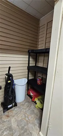 a view of a bathroom from the hallway
