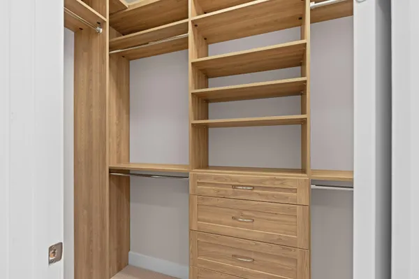 a view of walk in closet