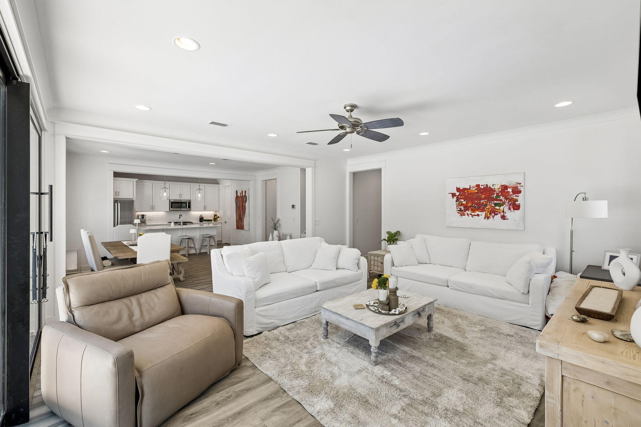 115 Log Landing St Inlet Beach Inlet Beach, FL 32461 - Photo 13 of 69 a living room with furniture and a view of kitchen