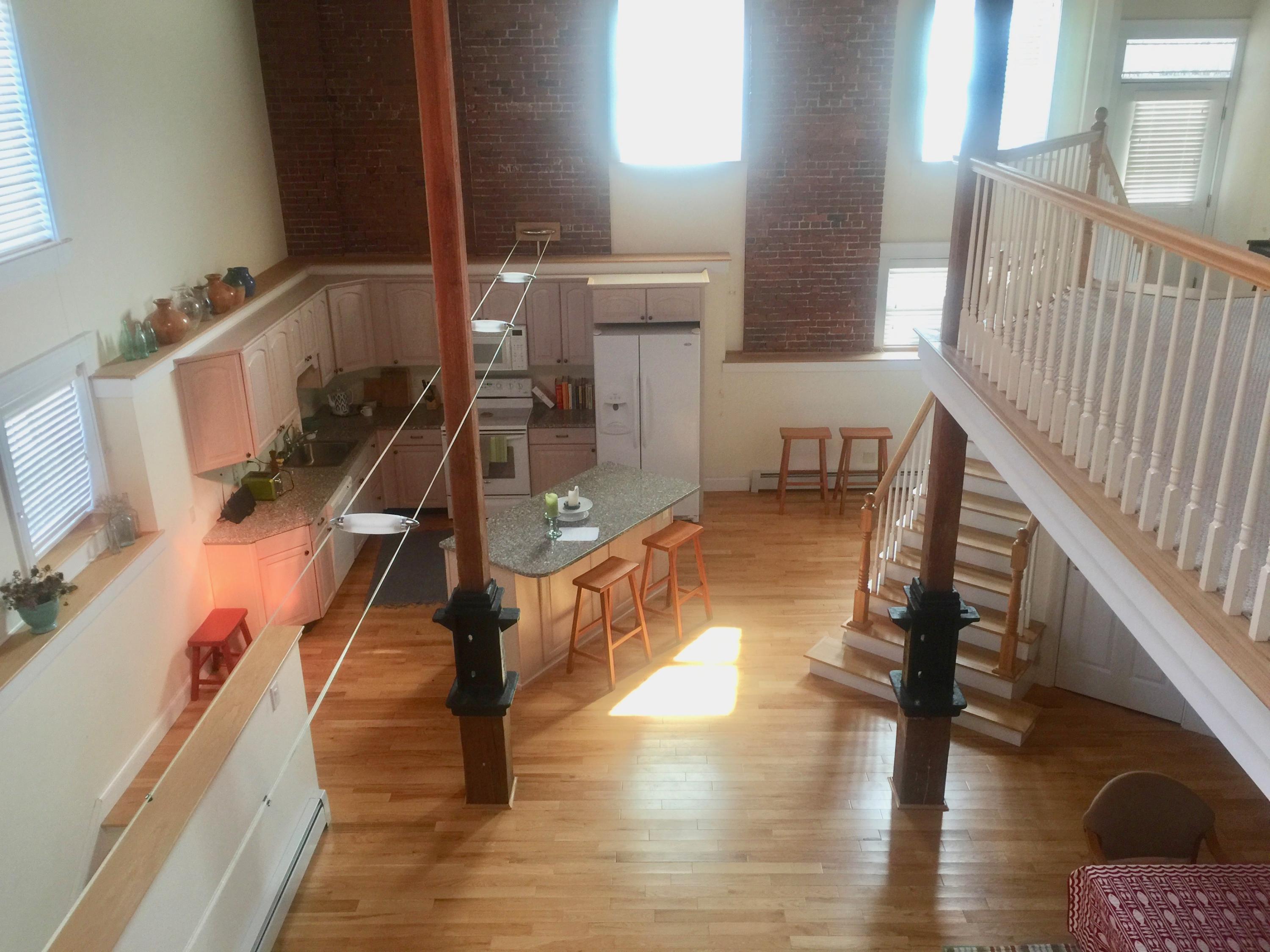 5 H Granville Road, Unit 8 Bass Harbor, ME 04653 - Photo 17 of 22 Loft view to kitchen area