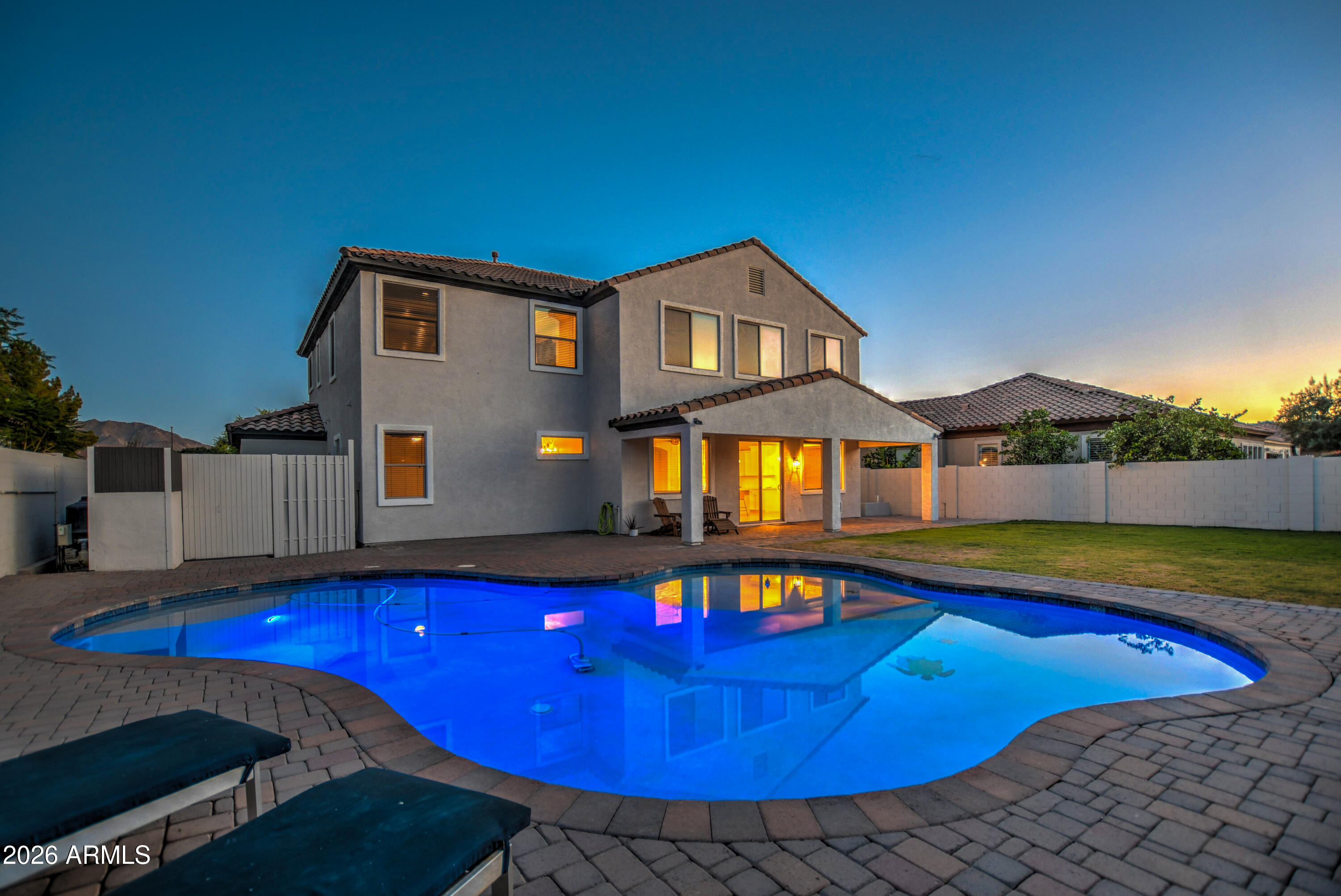 3078 East Muirfield Street Gilbert, AZ 85298 - Photo 85 of 92 084 Rear yard pool 4