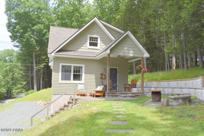 549 Finn Swamp Road Lakeville, PA 18438 - Photo 27 of 35 a front view of house with yard and green space