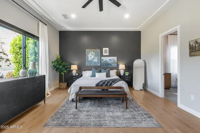 a bathroom with a tub and shower