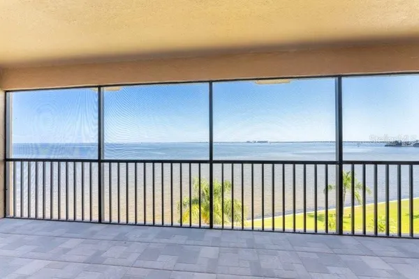 a view of a balcony