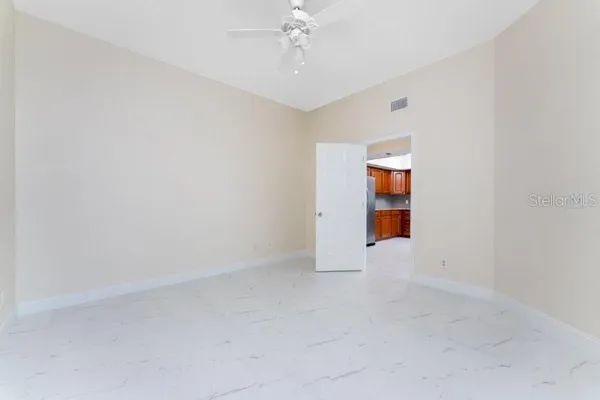 an empty room with an empty space