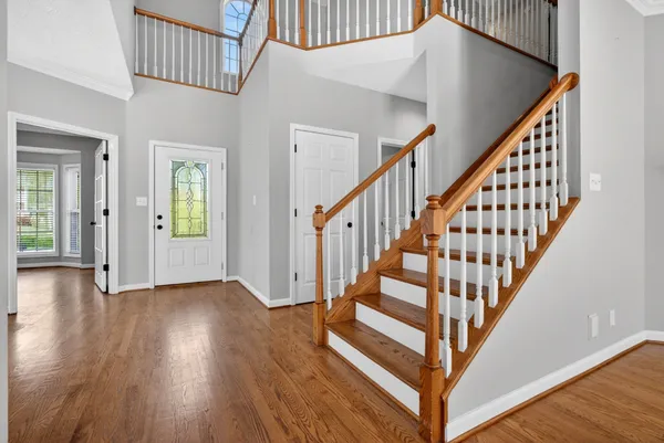 wooden floor in an empty room