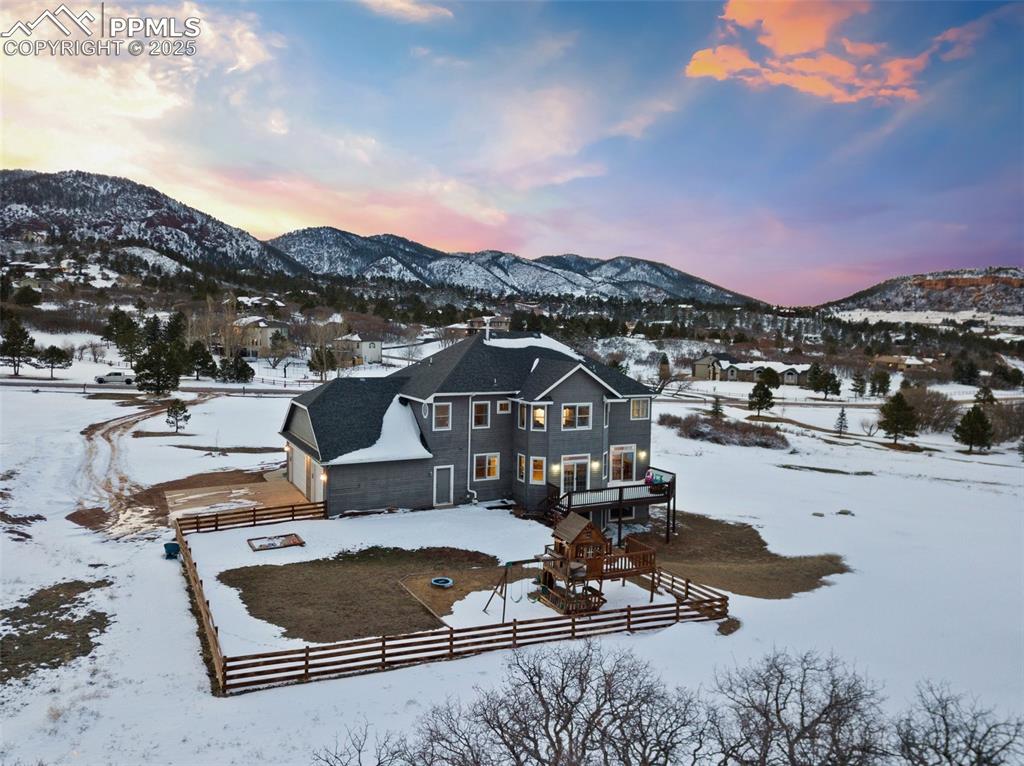931 Forest View Road Monument, CO 80132 - Photo 48 of 50 a view of a terrace with a lake view