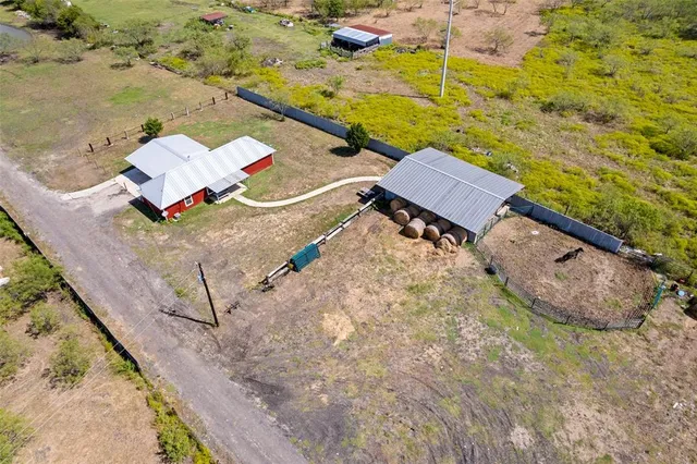 swimming pool with a yard