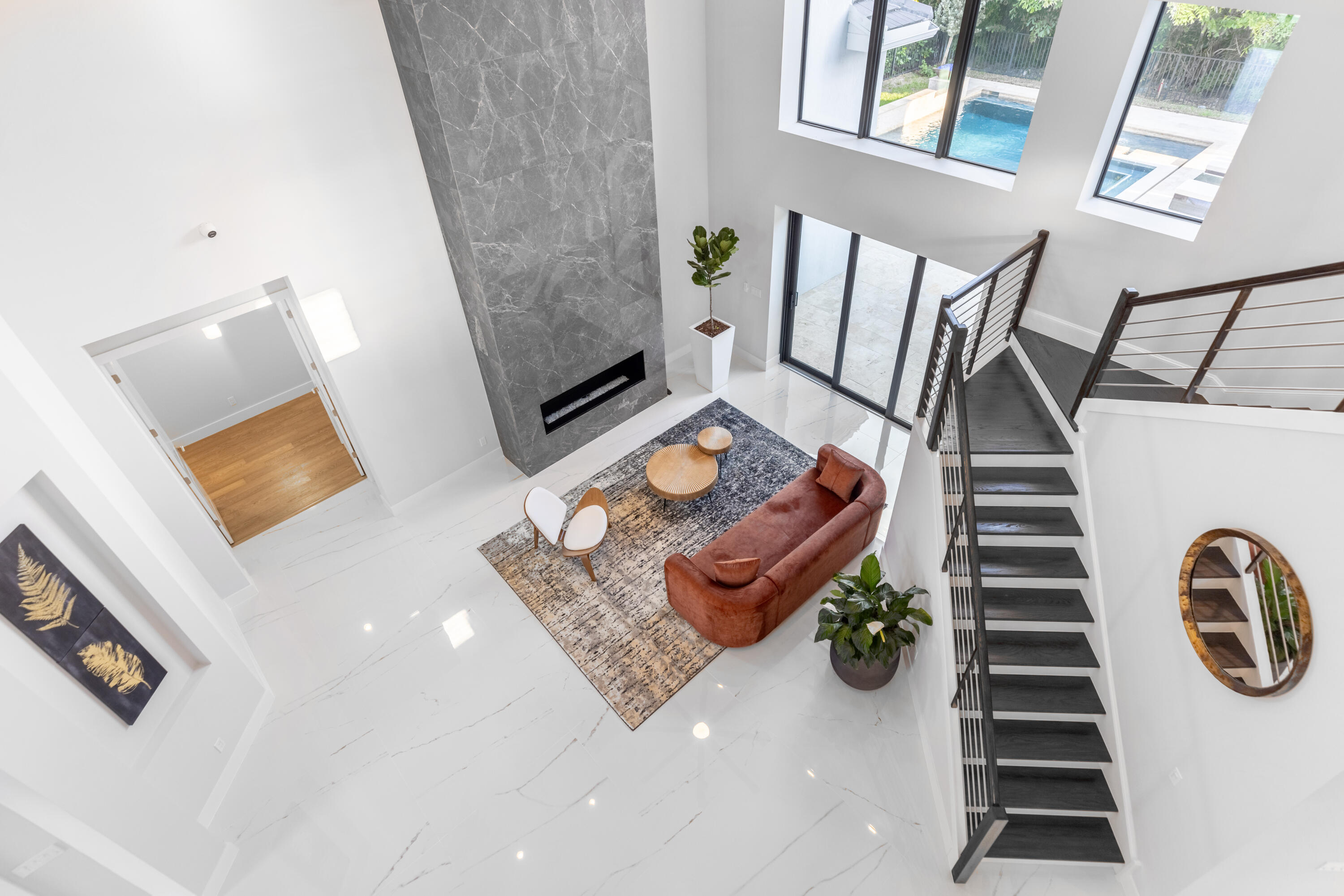 2740 Northwest 69th Street Boca Raton, FL 33496 - Photo 10 of 79 Overhead View of Living Room