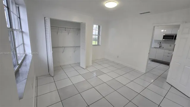 a view of empty room