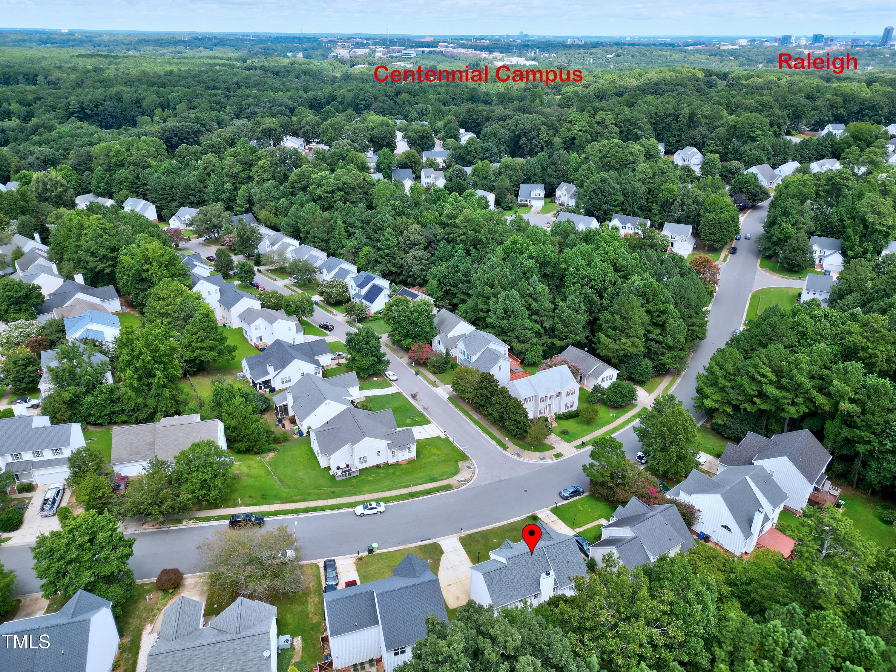 2901 Alder Ridge Lane Raleigh, NC 27603 - Photo 35 of 37 Aerial-8