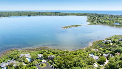 a view of a lake with a lake