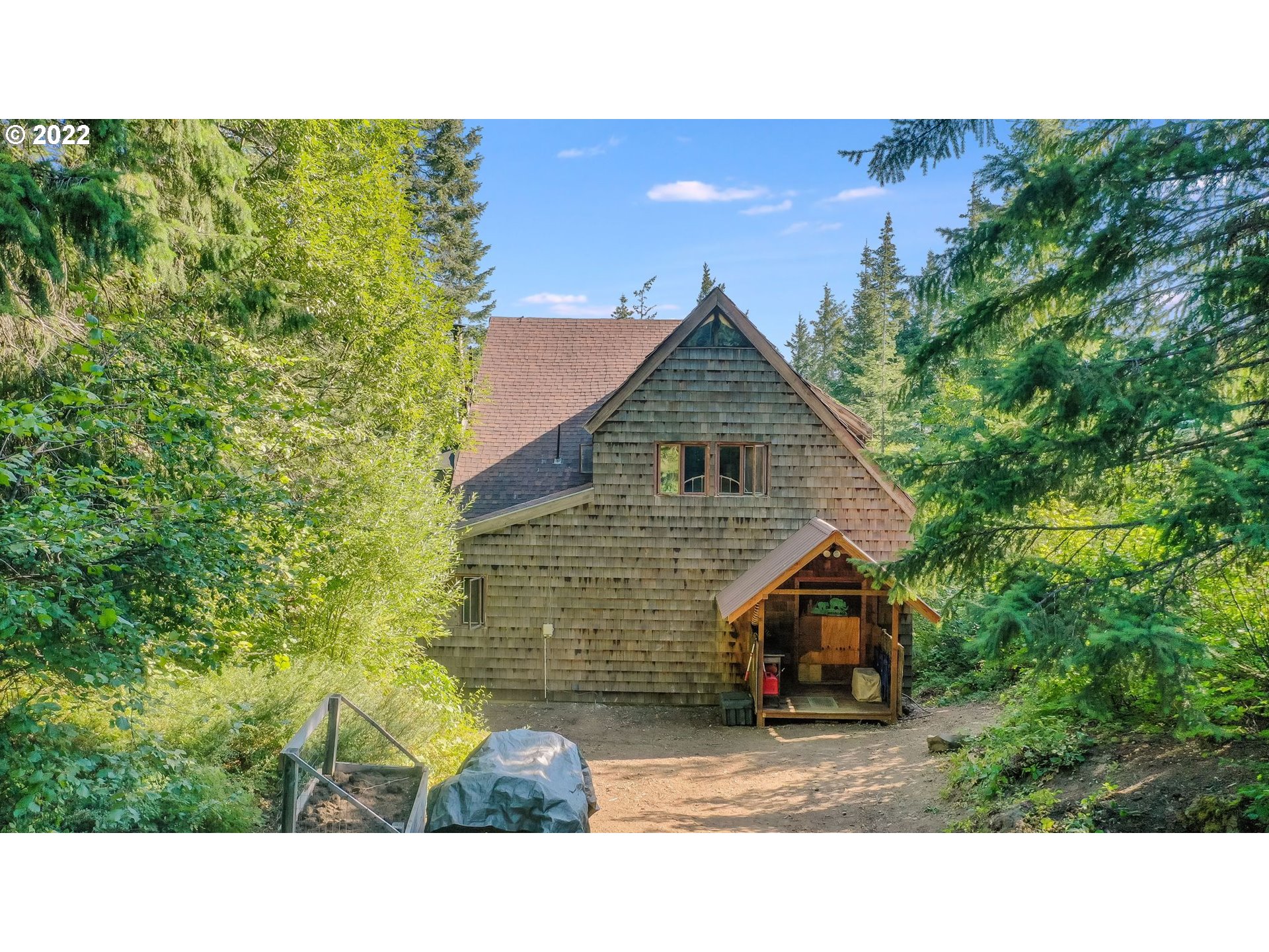 277 Trout Lake Creek Road Trout Lake, WA 98650 - Photo 10 of 35 a black and white photo of a house