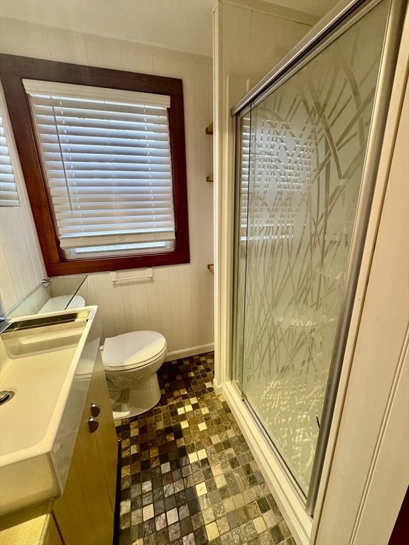 16 Winona Avenue Fairhaven, MA 02719 - Photo 13 of 22 a bathroom with a toilet and a shower