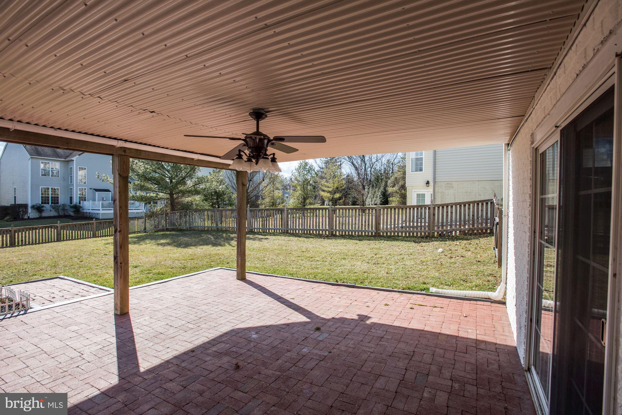 12335 Wake Forest Road Clarksville, MD 21029 - Photo 50 of 60 Patio with Ceiling Fan