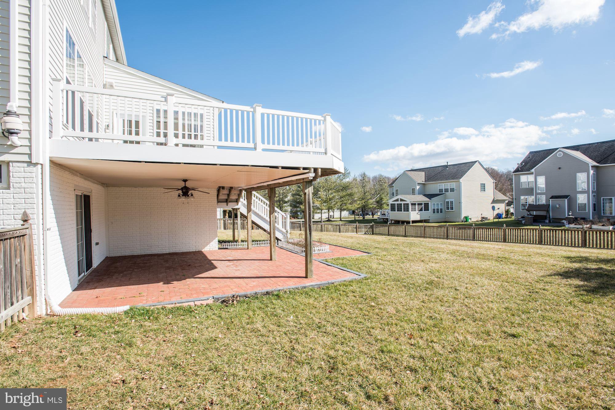 12335 Wake Forest Road Clarksville, MD 21029 - Photo 51 of 60 Fenced Back Yard with Patio