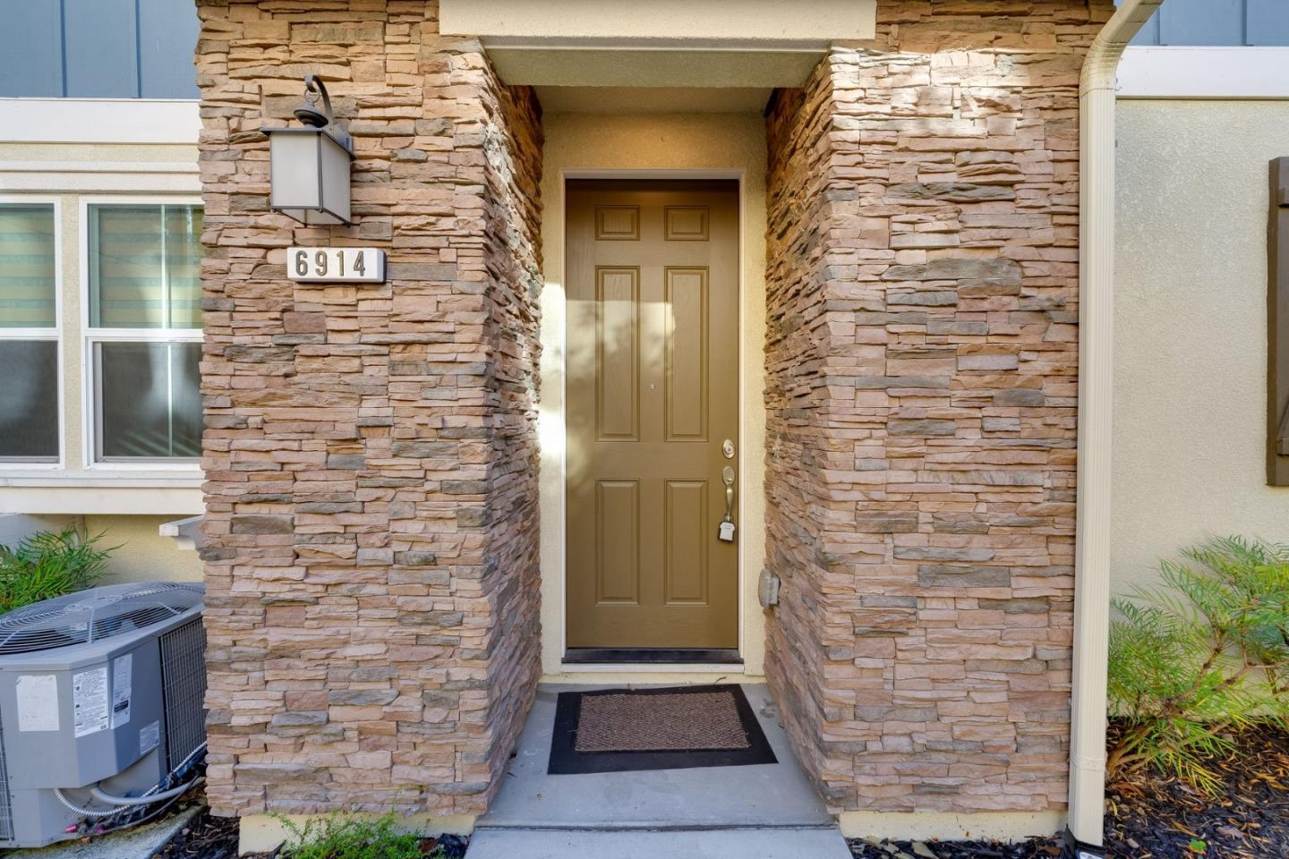 a view of front door of house