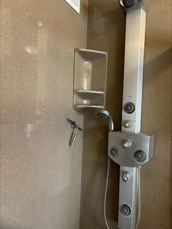 a close view of door lock