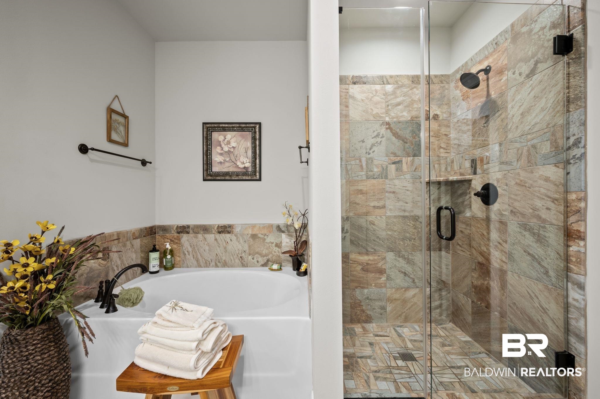 33842 Rutland Lane Spanish Fort, AL 36527 - Photo 29 of 42 Full bath featuring a shower stall and a garden tub