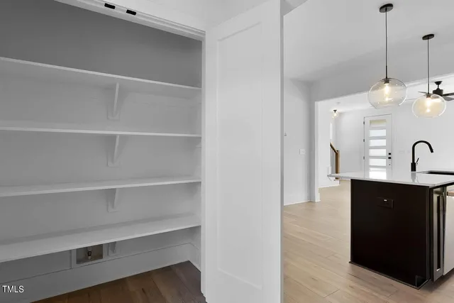 wooden floor in an empty room