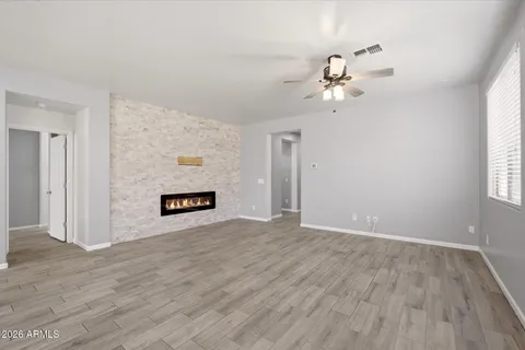wooden floor in an empty room