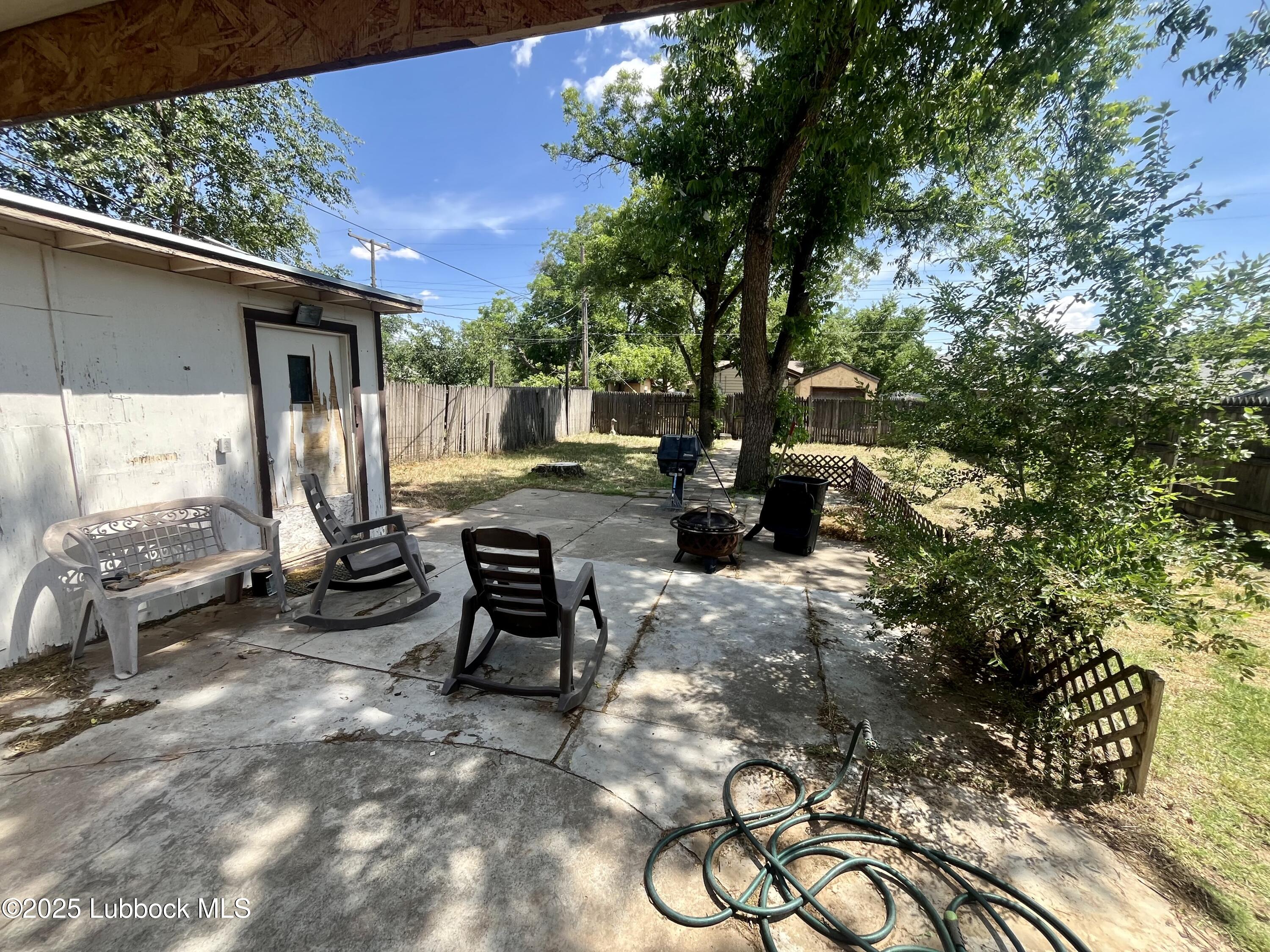 2819 35th Street Lubbock, TX 79413 - Photo 15 of 16 a view of backyard with patio
