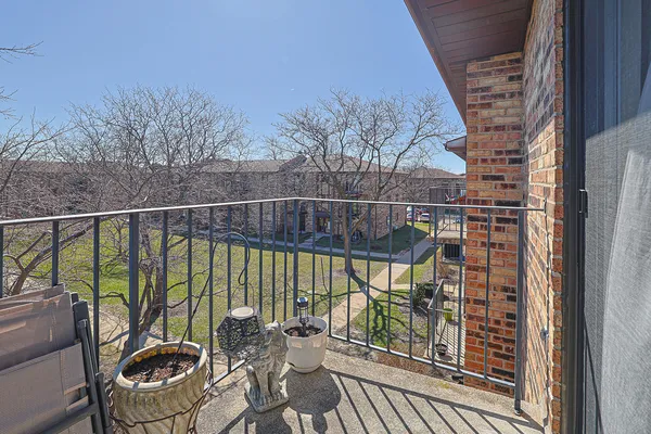 a view of balcony with couch